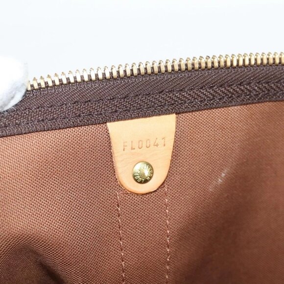 LOUIS VUITTON Monogram Graffiti Keepall 50 Boston Bag Khaki M92196 Auth 115621AM - Picture 10 of 16